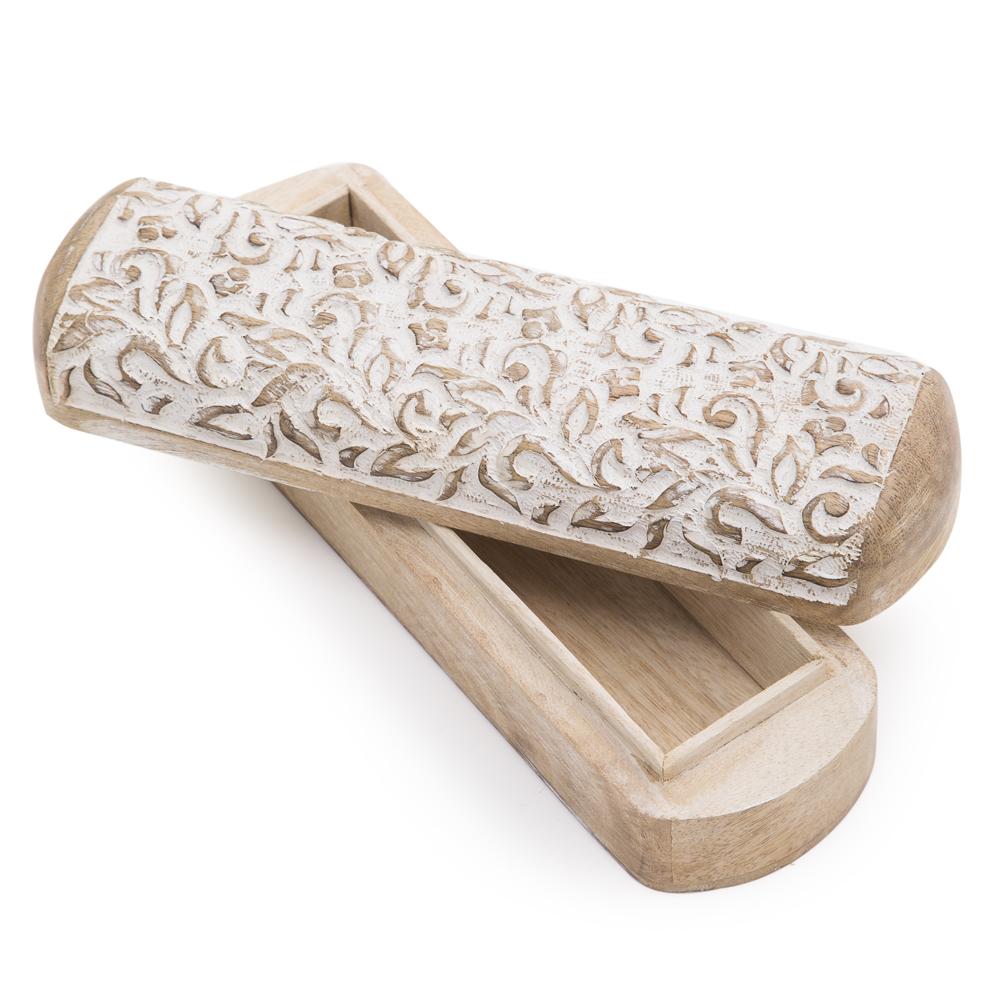 Embossed Wood White Boxset