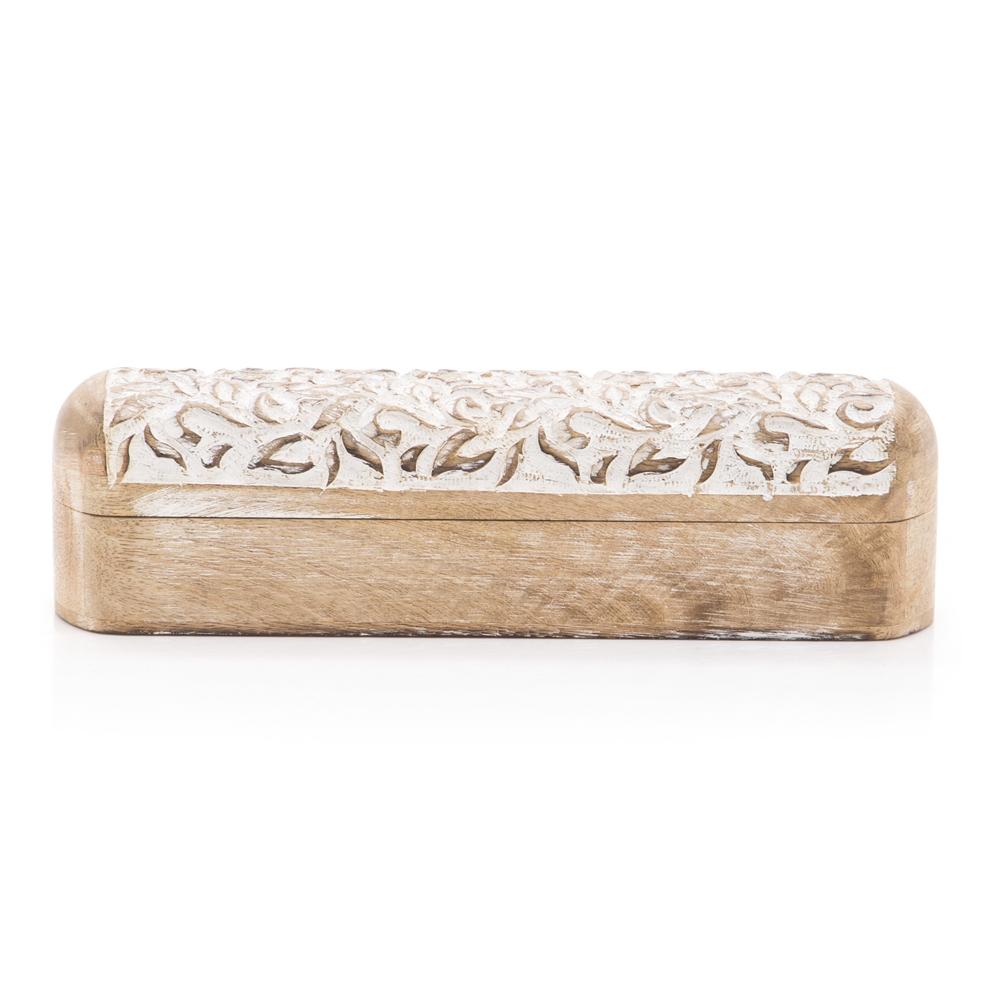 Embossed Wood White Boxset
