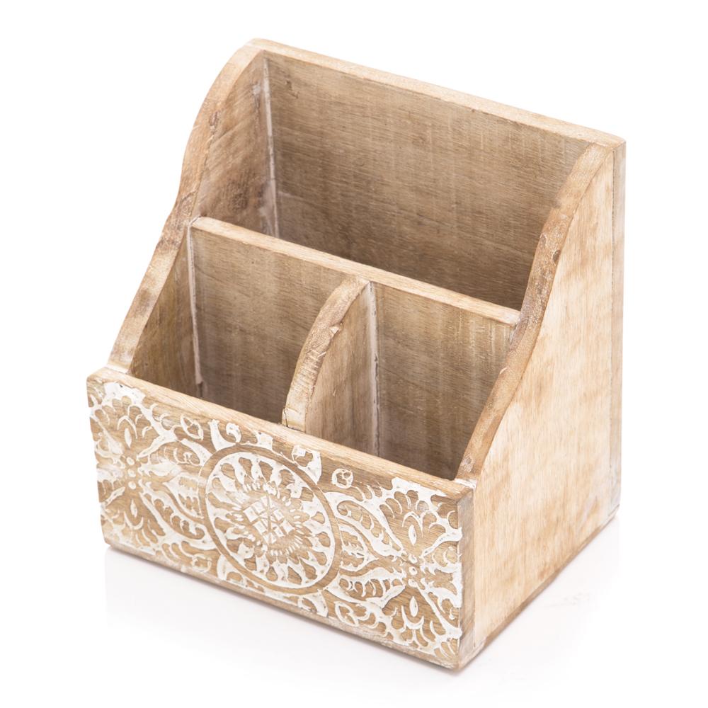 Embossed Wood White Boxset