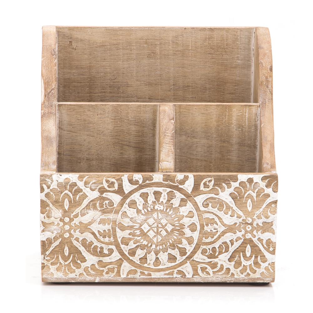 Embossed Wood White Boxset