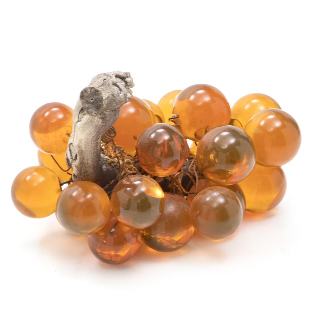 Orange Glass Grapes