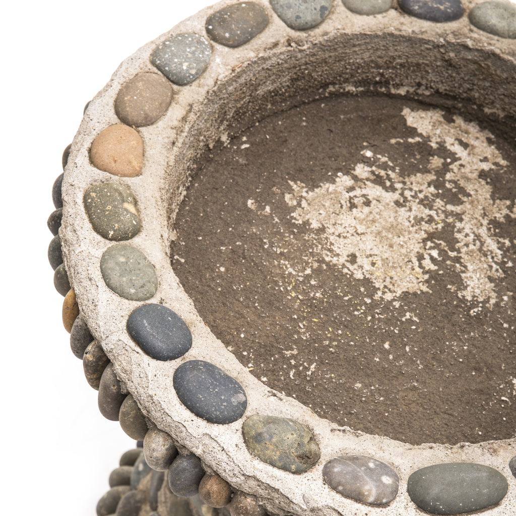 Large Pebble Bird Bath
