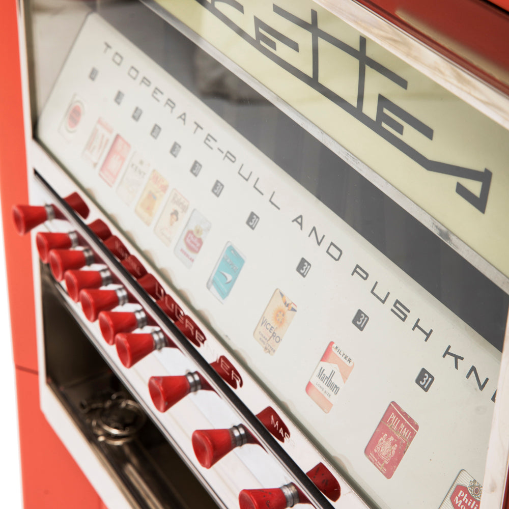Salmon Pink Cigarette Vending Machine