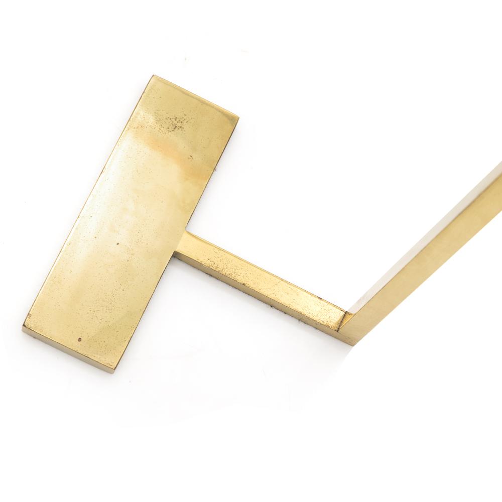 Gold Angled Floor Lamp