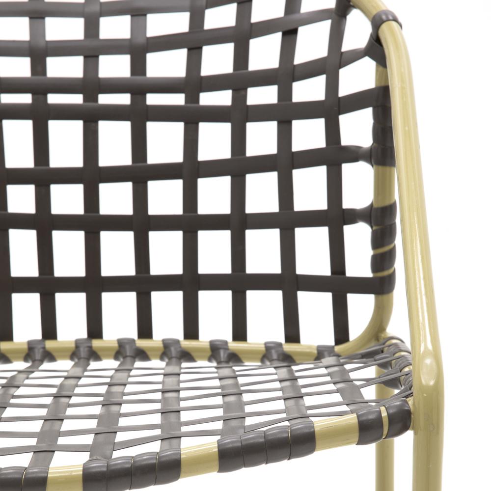 Brown Strapped Chair