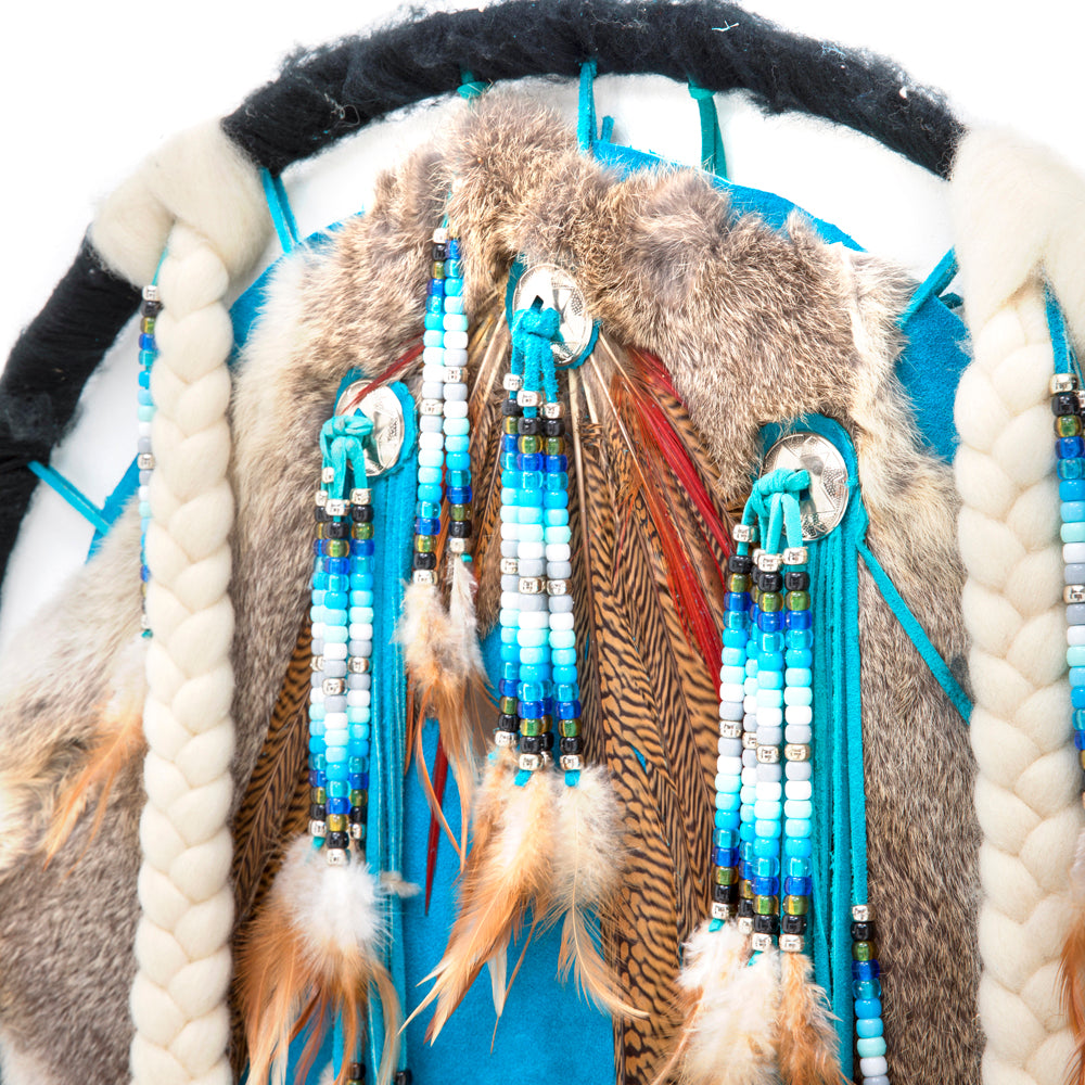 Huge White + Blue Dreamcatcher