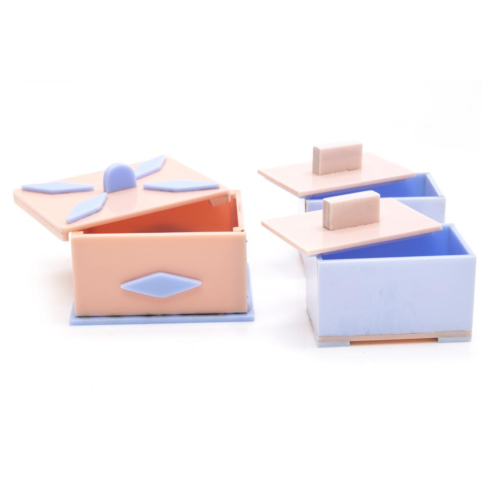 Pink and Blue Keepsake Plexi Box Set
