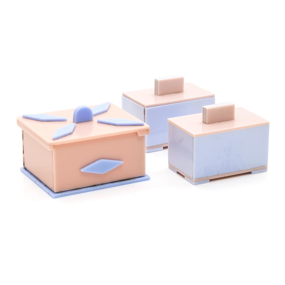 Pink and Blue Keepsake Plexi Box Set