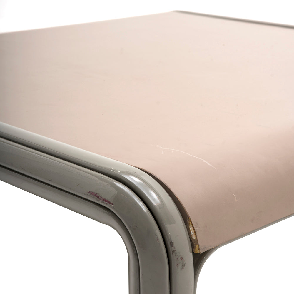 Grey 80's Square Coffee Table