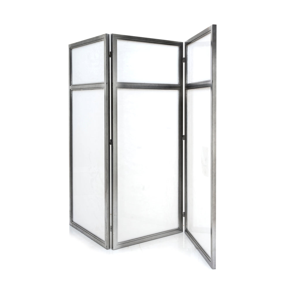 Grey Metal Framed Screen