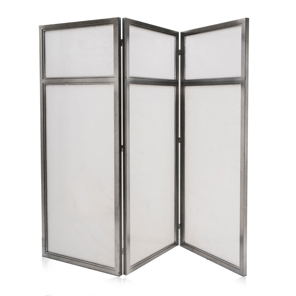 Grey Metal Framed Screen