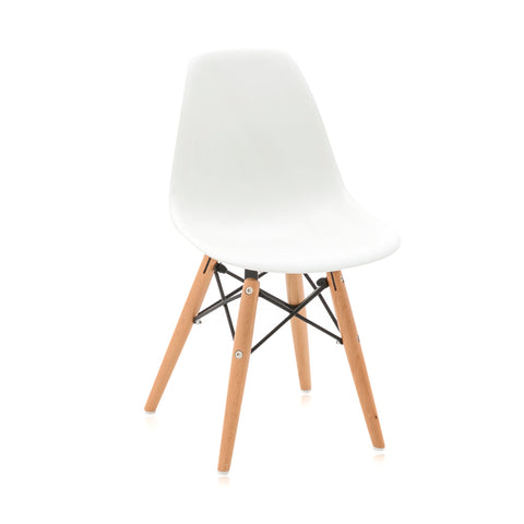 White Kids Size Shell Chair