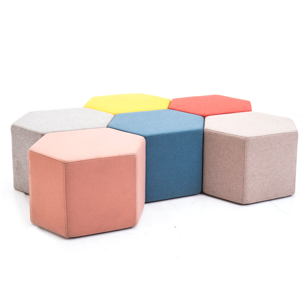 Hexagonal Ottoman - Sand