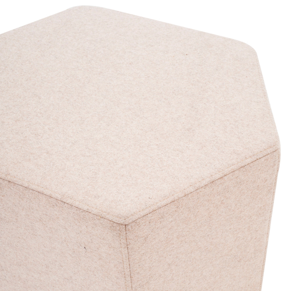 Hexagonal Ottoman - Sand