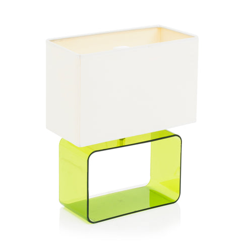 Green Plexi Table Lamp