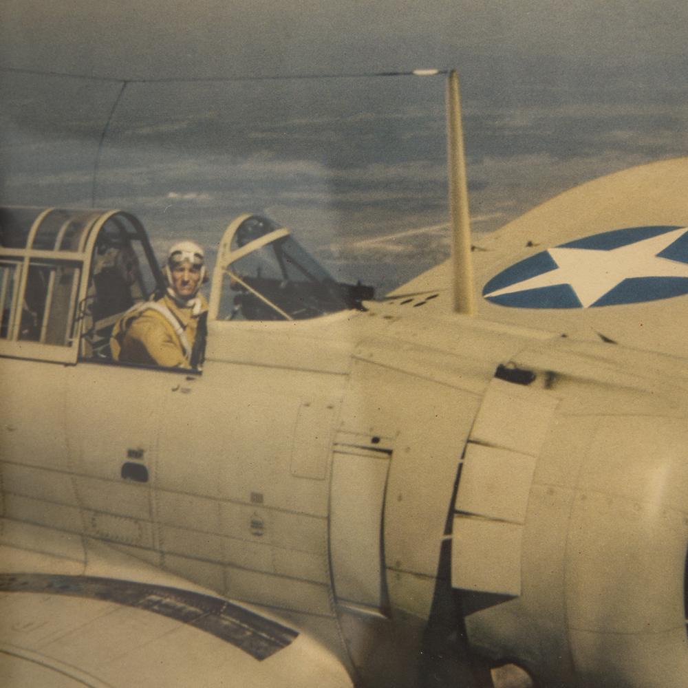 Photograph of WWII Era Fighter Plane