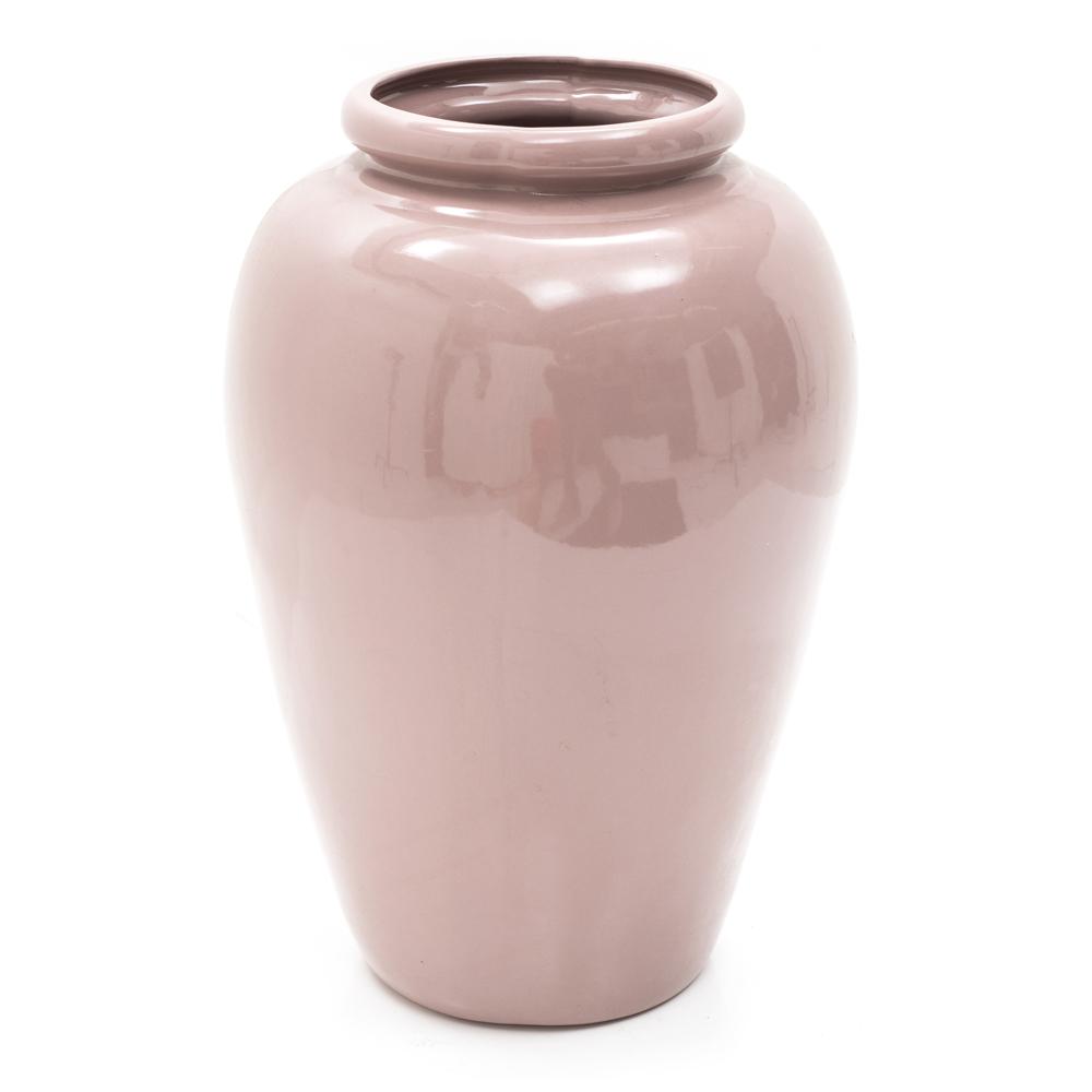 Purple Mauve Ceramic Vase (A+D)