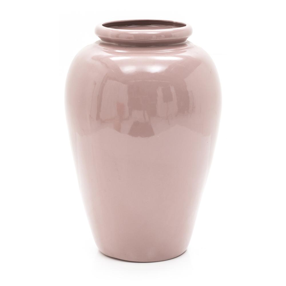 Purple Mauve Ceramic Vase (A+D)