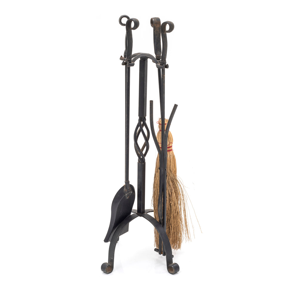 Cast Iron Fireplace Tools Set