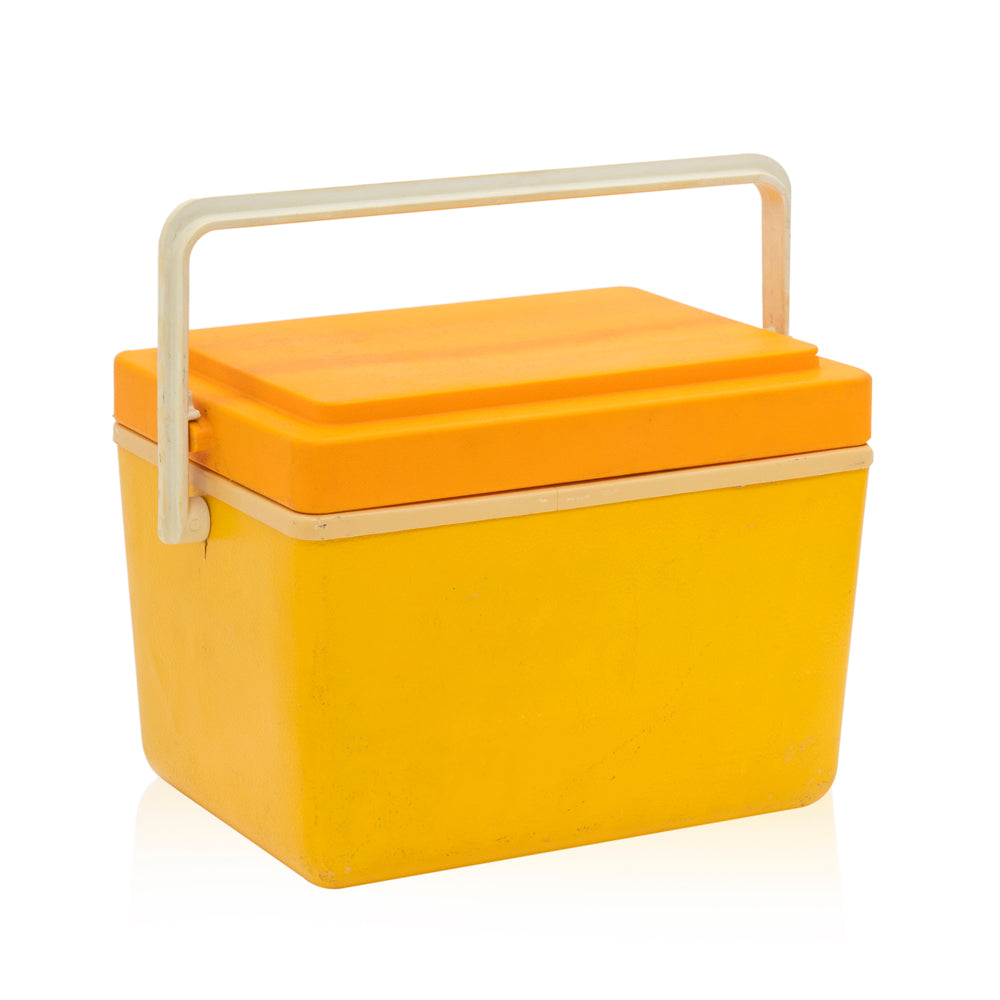 Yellow Plastic Picnic Cooler