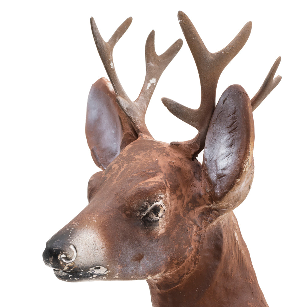 Sitting Garden Deer Sculpture