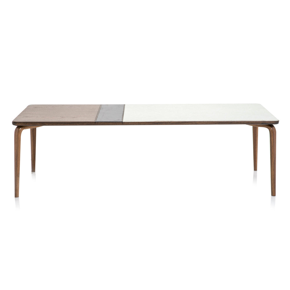 Case Study Fiberglass Coffee Table - Brown