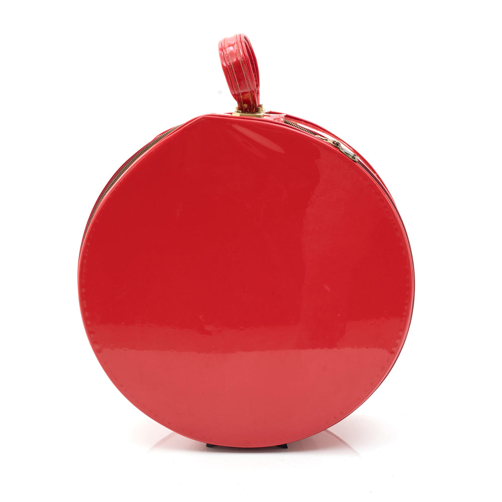 Red Vinyl Hat Case