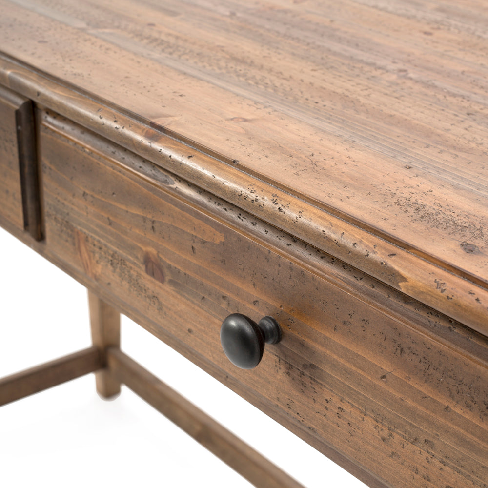 Wood Mid Century Console Table
