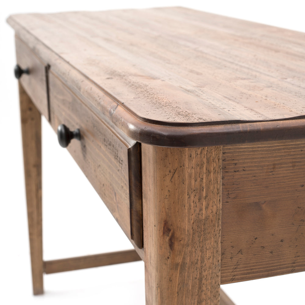 Wood Mid Century Console Table