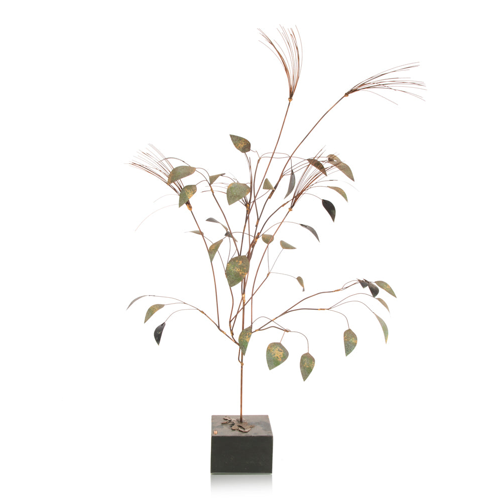 Thin Wire Plant Sculpture