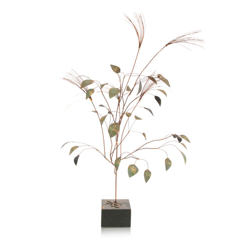 Thin Wire Plant Sculpture