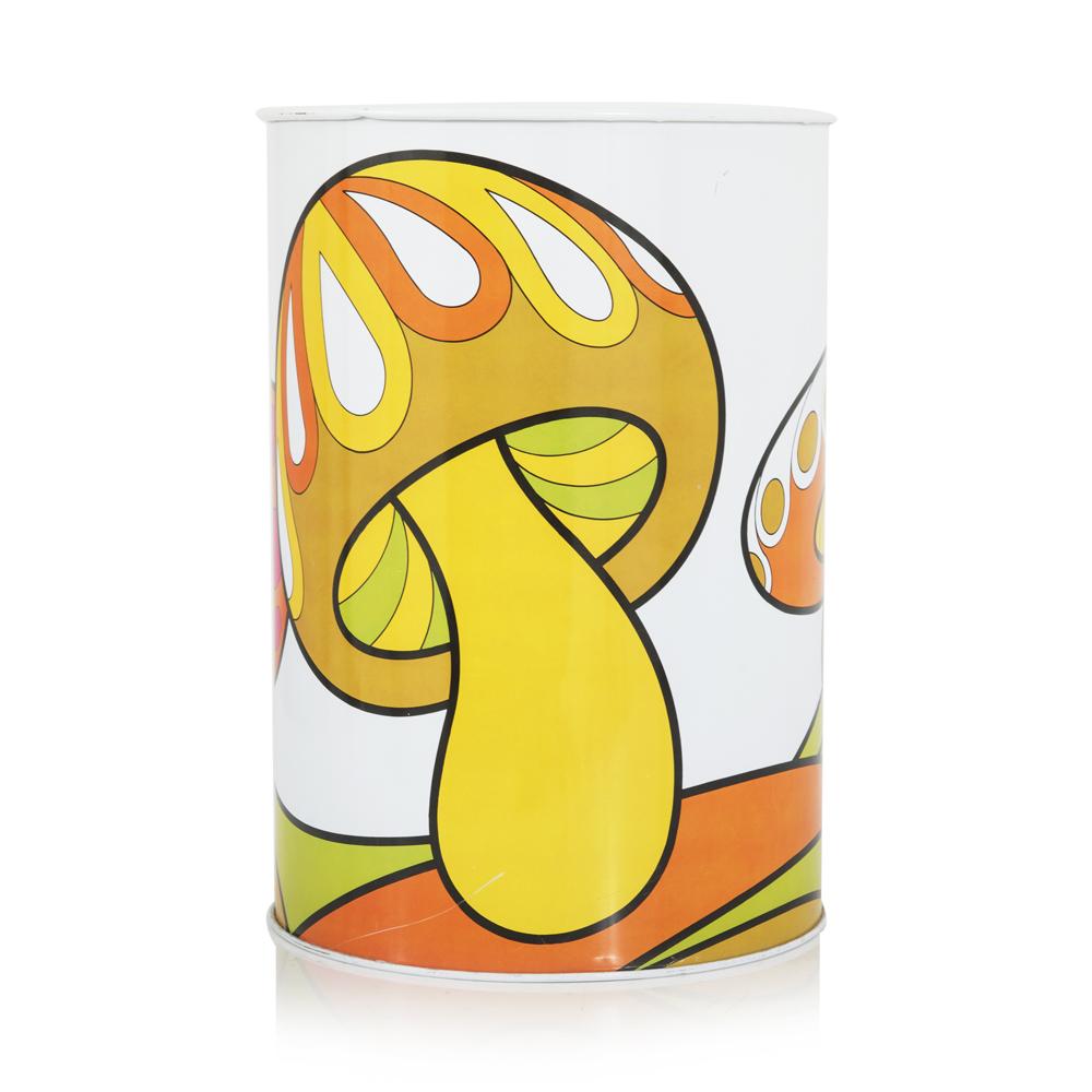 Psychedelic Mushroom Waste Basket