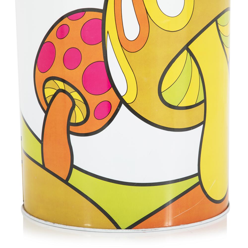 Psychedelic Mushroom Waste Basket