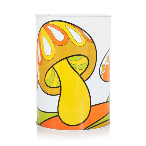 Psychedelic Mushroom Waste Basket