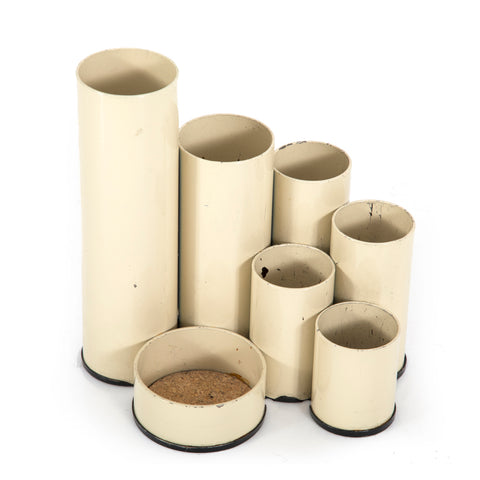 White Cream Industrial Office Supplies Holder
