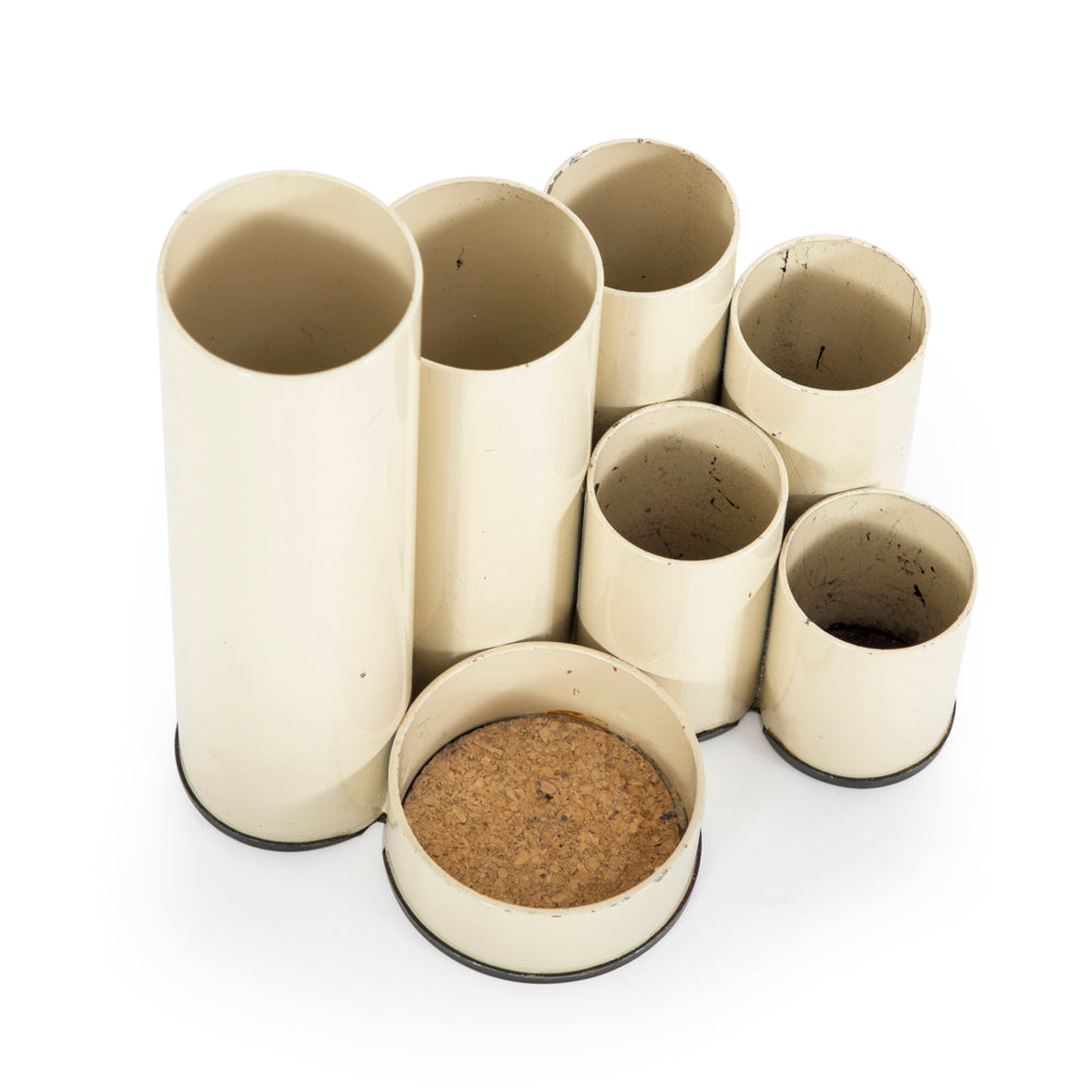 White Cream Industrial Office Supplies Holder