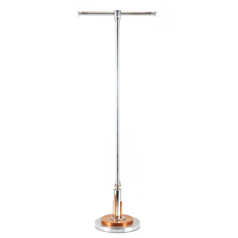Chrome and Bronze Coat Rack