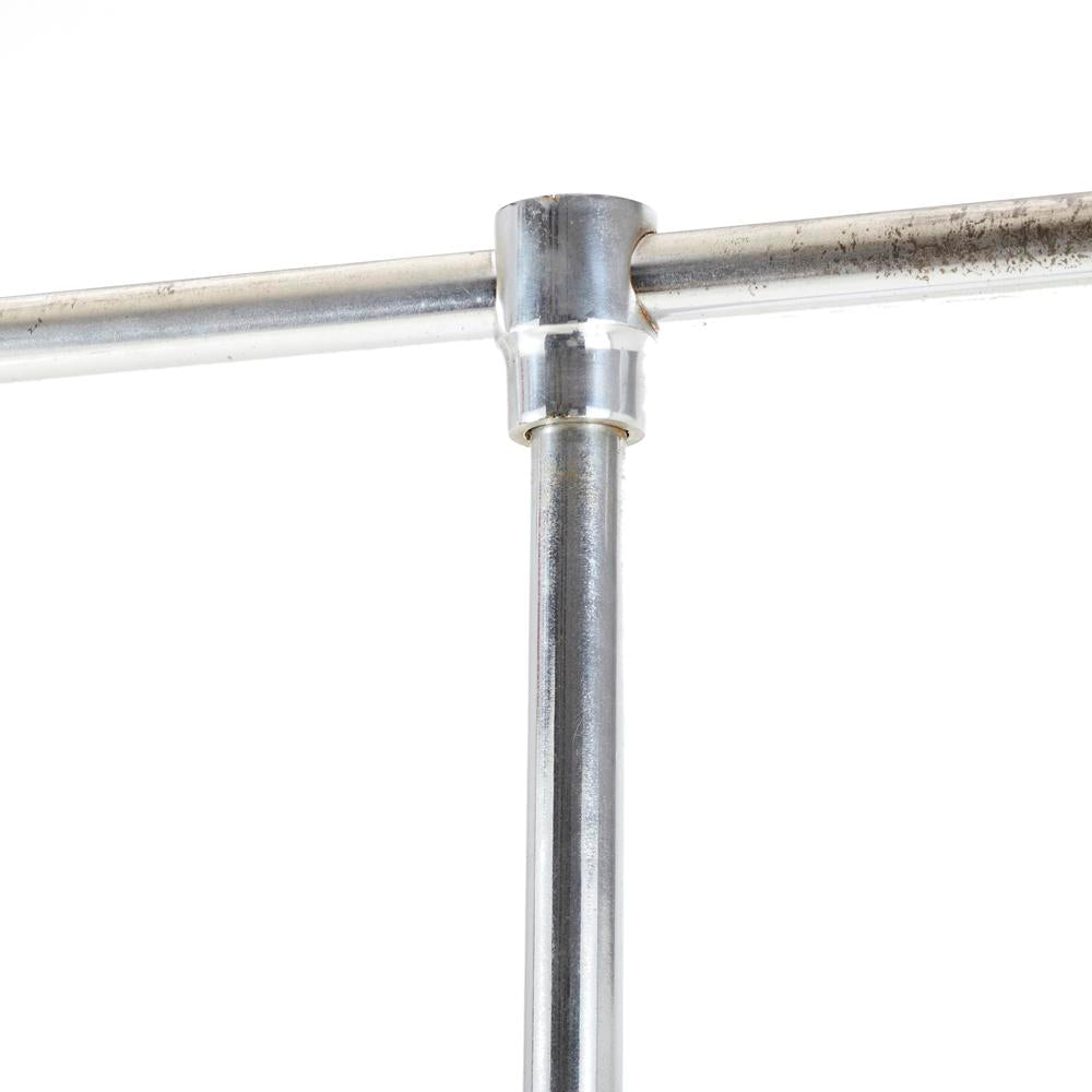 Chrome and Bronze Coat Rack