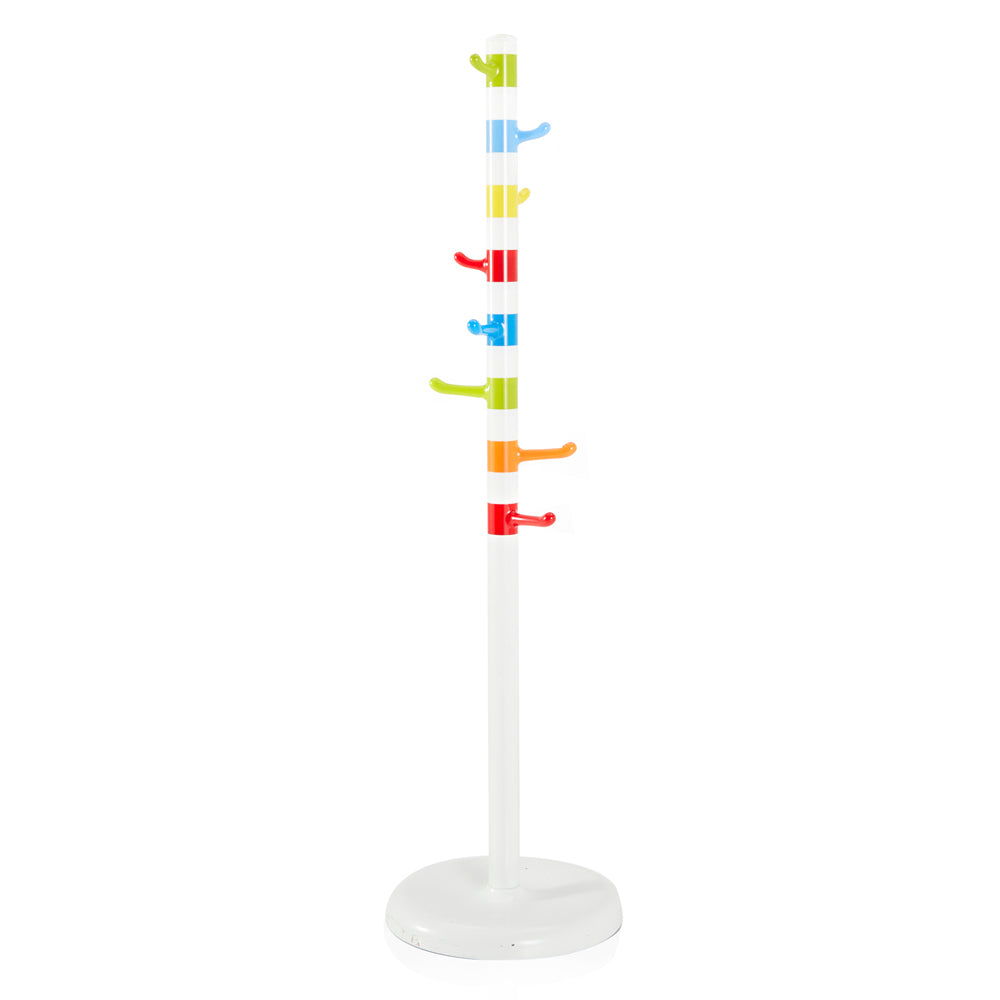 Multi-Colored Coat Rack