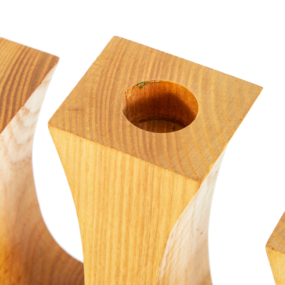 Wood Block Candelabra