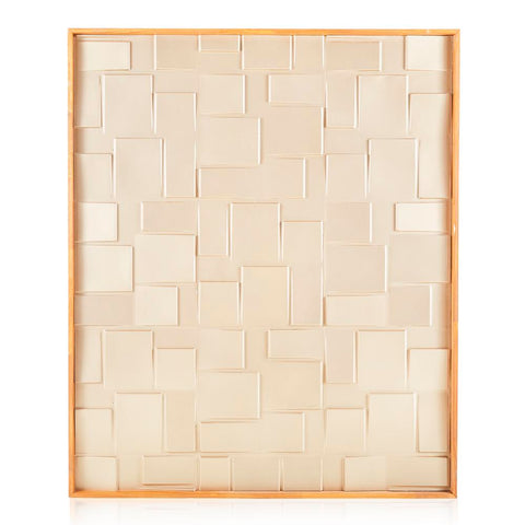 Gold Rectangles Room Divider