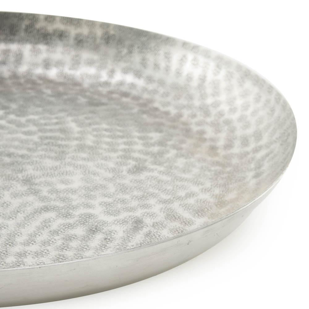 Silver Hammered Wide Silver Bowl (A+D)