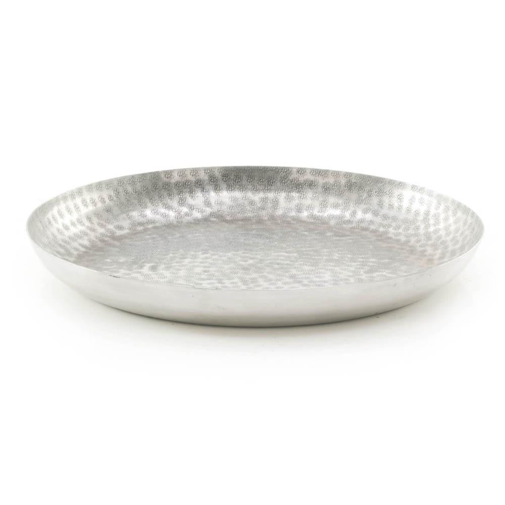 Silver Hammered Wide Silver Bowl (A+D)