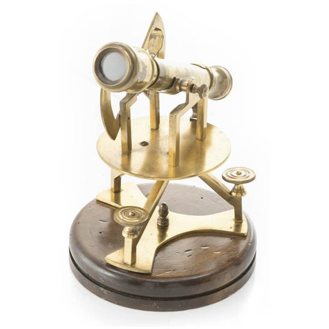 Mid-Sized Brass Sextant Telescope