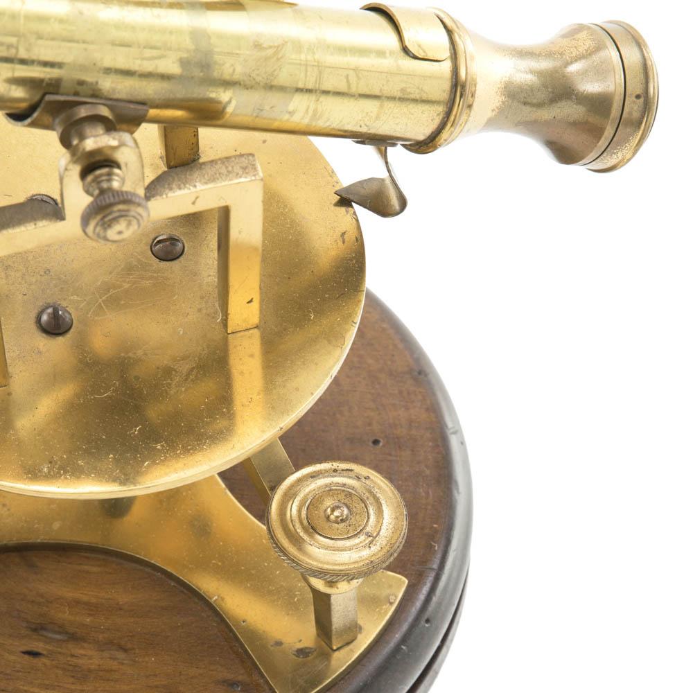 Mid-Sized Brass Sextant Telescope