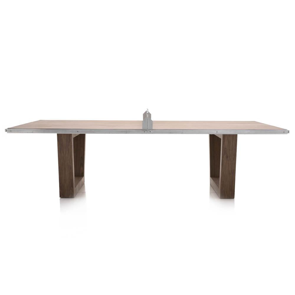 Contemporary Walnut Ping Pong Table