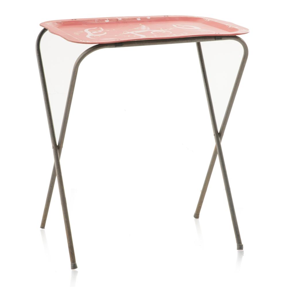 Orange Table Tray