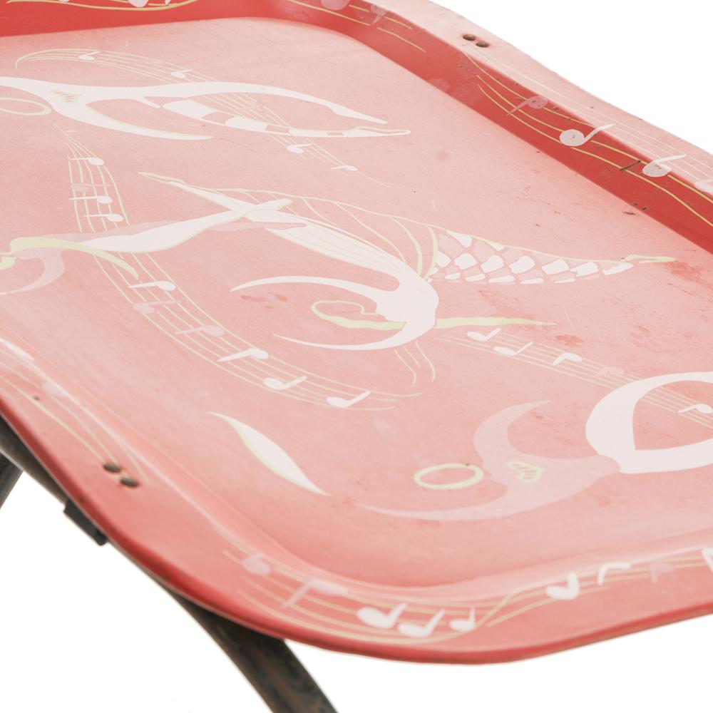 Orange Table Tray