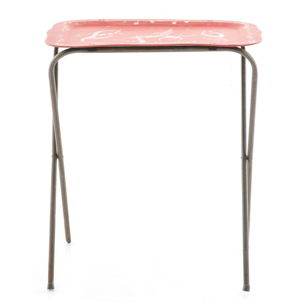 Orange Table Tray