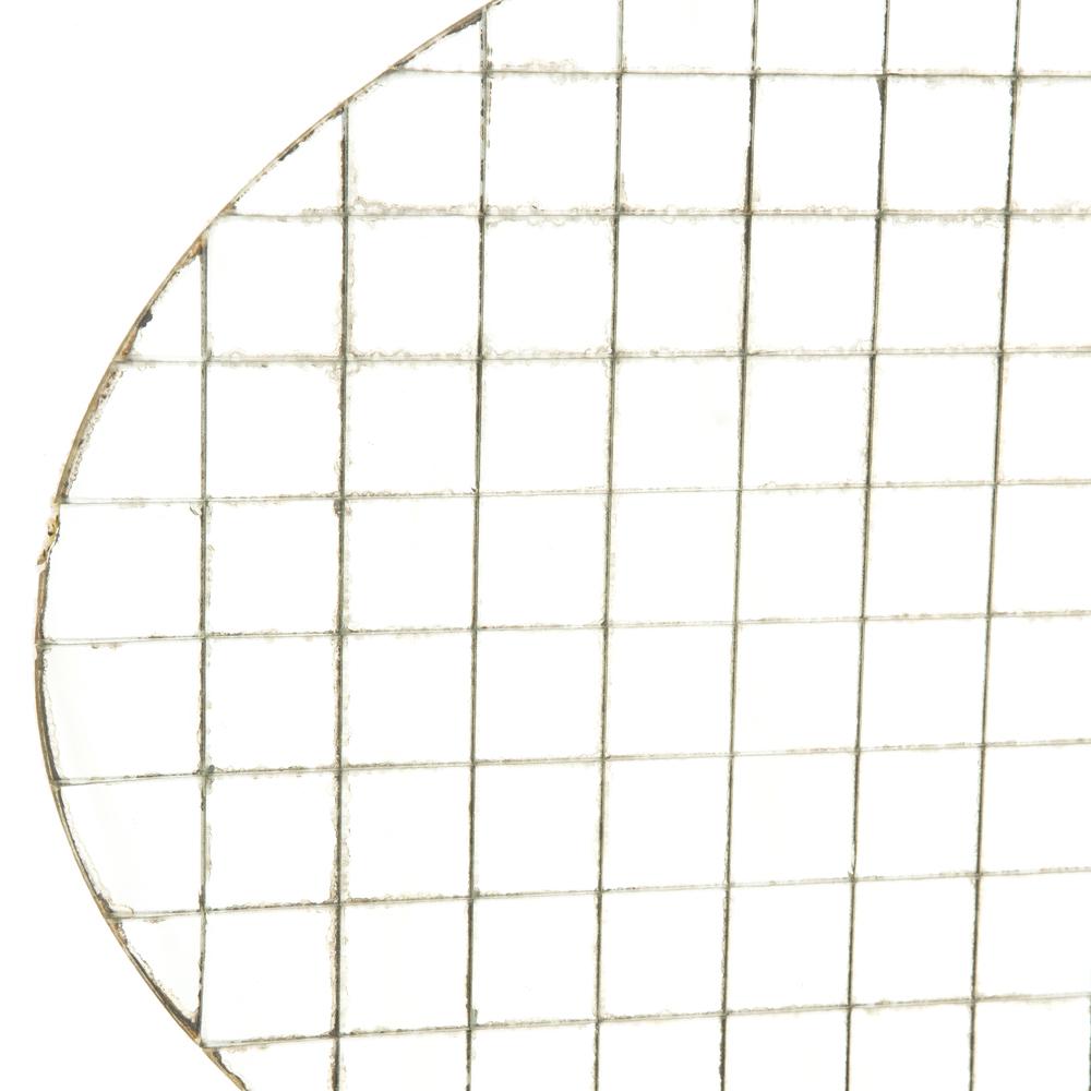 Silver Oval Mirror Tile Placemat
